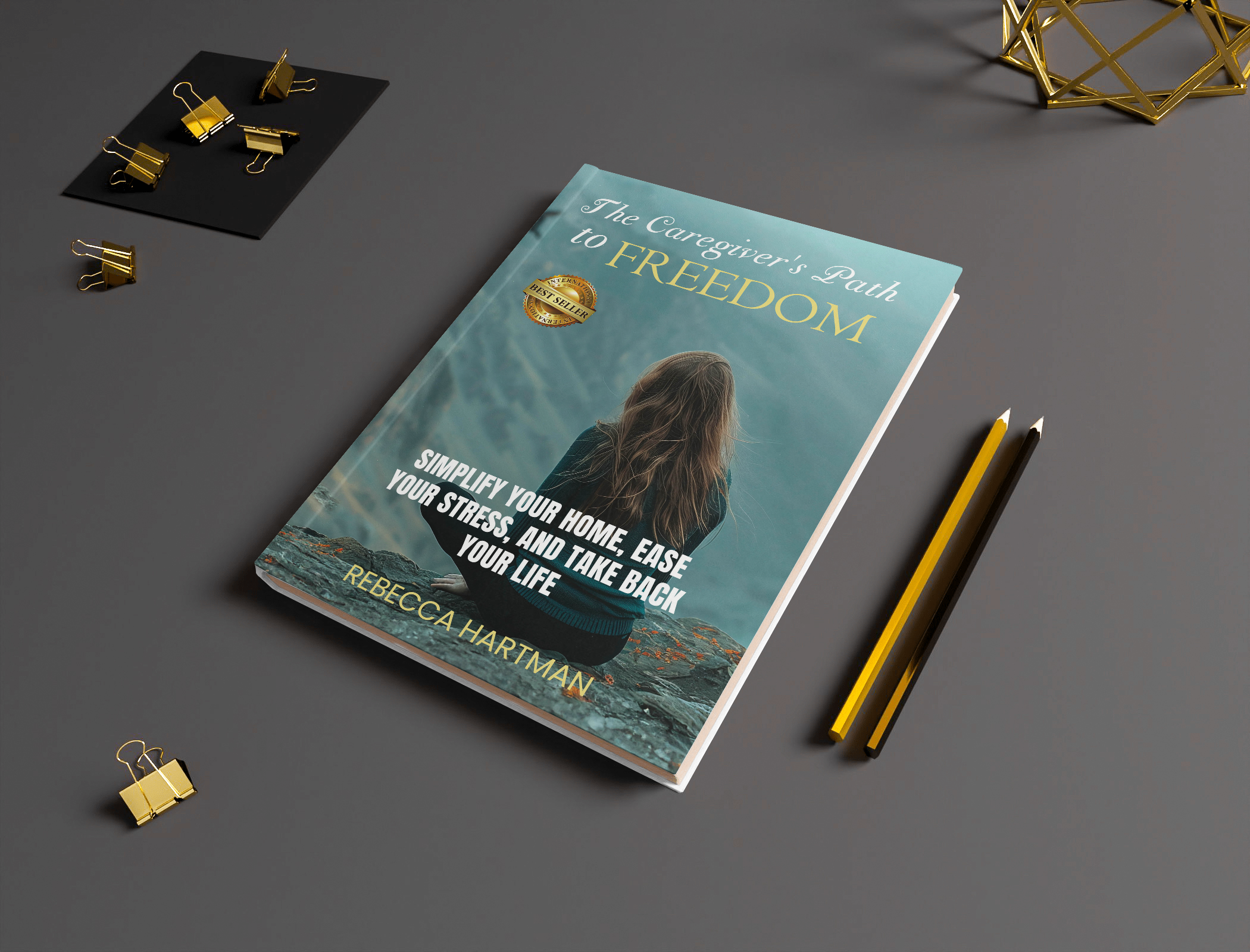 The Caregiver's Path to Freedom book cover mockup